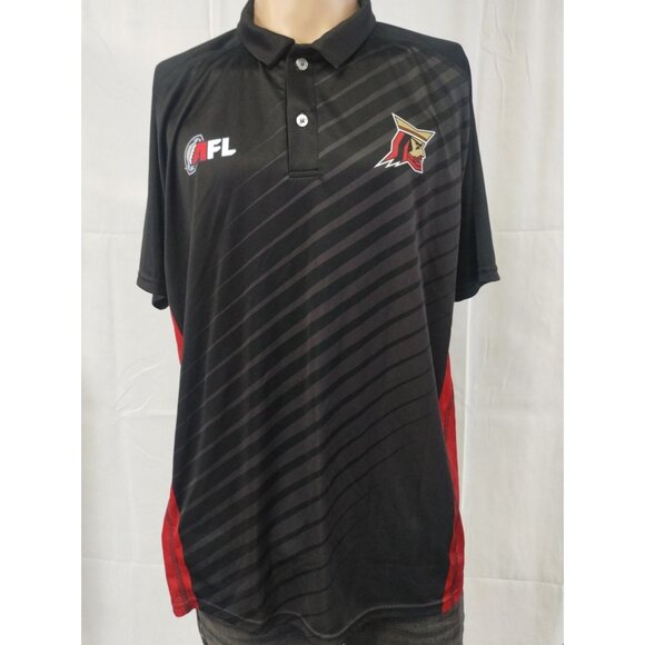 Phenom Elite Men's Black AFL Team/Polo Shirt Size L SKU 3435 - Picture 1 of 7